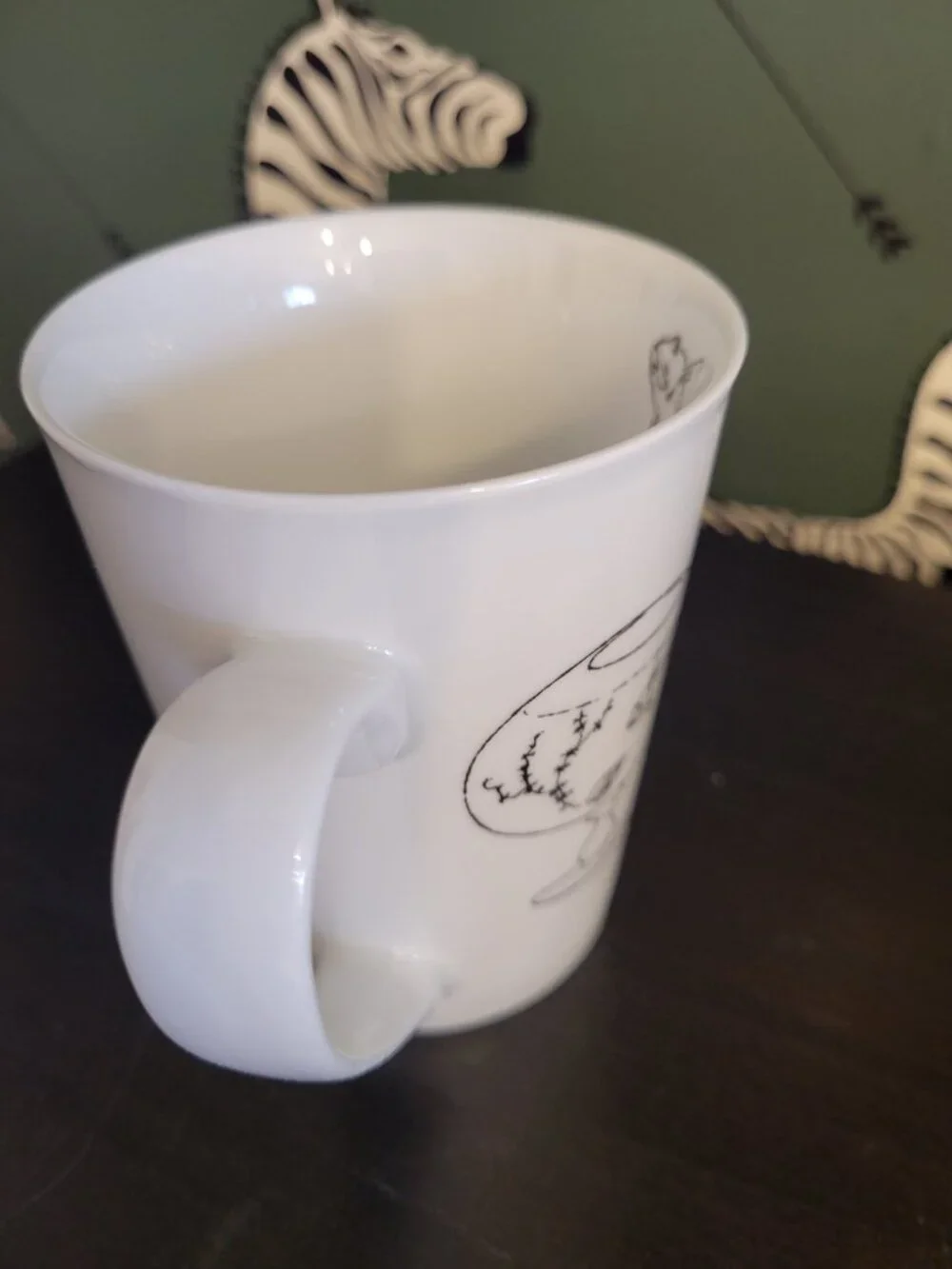 MMA Cat Fishbowl Ceramic Mug METROPOLITAN ART MUSEUM 2010 Coffee Tea cup
